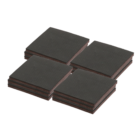 PRIME-LINE Heavy-Duty Non-Slip Furniture Pads, Triple Layer Pads, 4 in. x 4 in. 36 Pack MP76710